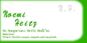noemi heitz business card